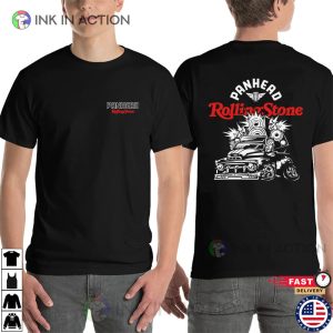 Panhead rolling stone Music Car Shirt Ink In Action