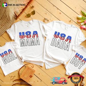 Personalized American family day 2023 Matching Shirt 1