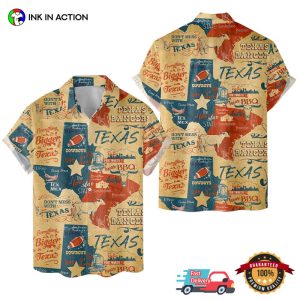 Proud Texas Culture Hawaiian Shirt 2 Ink In Action