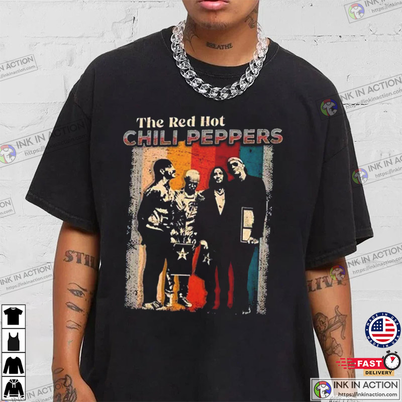 Red Hot Chilli Peppers Tour 2023, Rock Concert T-shirt - Ink In Action