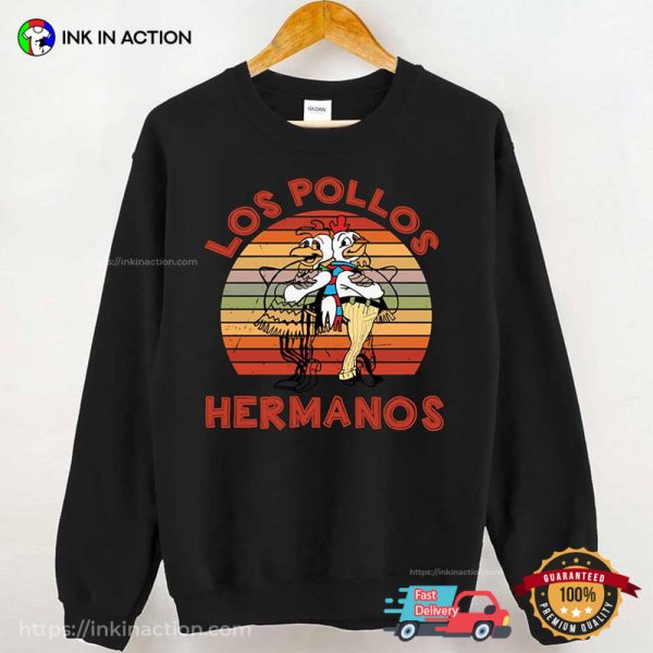 Retro Los Pollos Hermanos Chicken Graphic Unisex T-Shirt