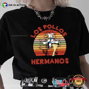 Retro Los Pollos Hermanos Chicken Graphic Unisex T-Shirt