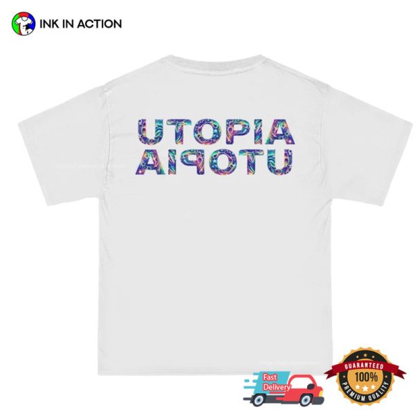 Rapper Travis Scott Utopia Album 2 Sided Shirt