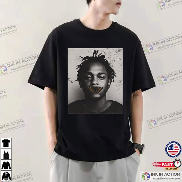 Rapper Kendrick Lamar Butterfly Retro Portrait Shirt