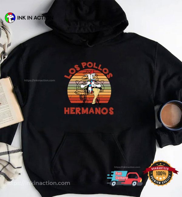 Retro Los Pollos Hermanos Chicken Graphic Unisex T-Shirt