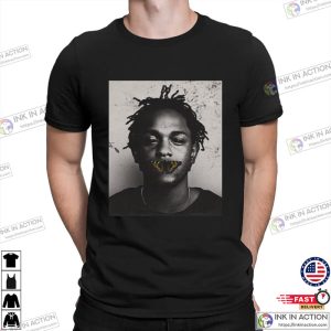 Rapper Kendrick Lamar Butterfly Retro Portrait Shirt