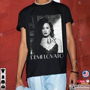Retro 90s Style demi lovato 2023 Graphic Shirt 1 Ink In Action