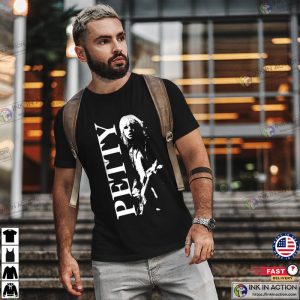 Retro Black And White Guitar tom petty t shirts 2 Ink In Action Ink In Action