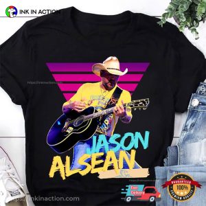 Retro Music Jason Aldean Country Music Shirt