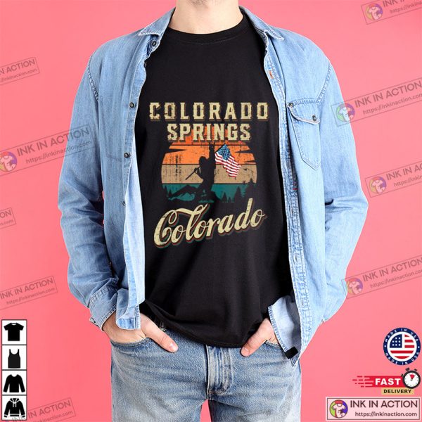 Retro Vintage 90s Colorado Springs Shirts