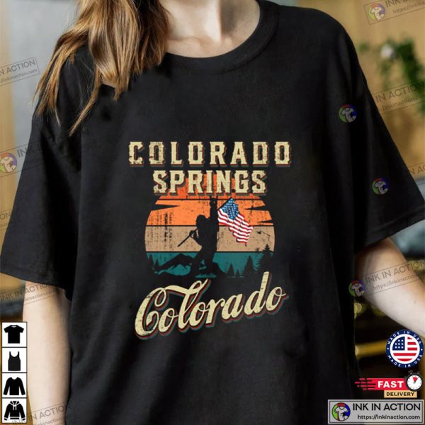 Retro Vintage 90s Colorado Springs Shirts