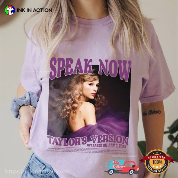 Retro Y2k Taylor Swift Speak Now Era T-shirt
