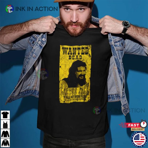 Retro Travis Scott Cactus Jack Wanted T-shirt