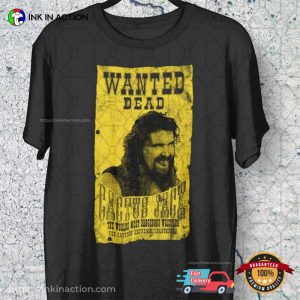 Retro travis scott cactus jack Wanted T shirt 3 Ink In Action