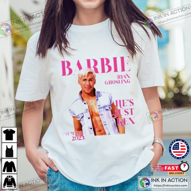 Ryan Gosling As Ken In Barbie Movie 2023 Shirt - Print your thoughts ...