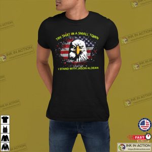 Stand With Jason Aldean Eagle USA Shirt