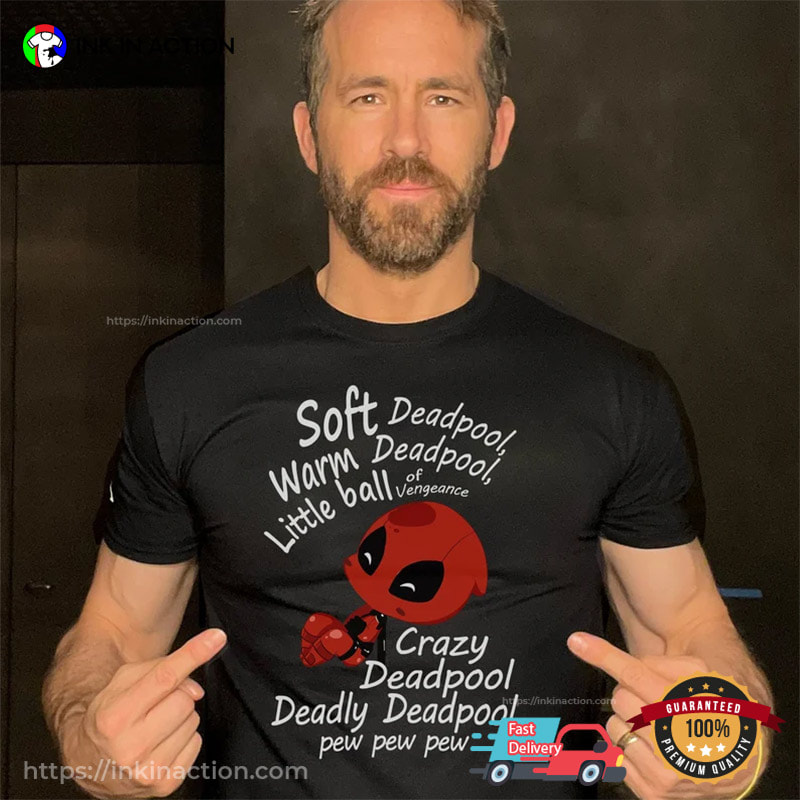 Soft Warm Crazy Chibi Deadpool Tee, Deadpool Three Merch - Print your  thoughts. Tell your stories.