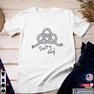 Salty Dog Rope Classic T Shirt 2 Ink In Action