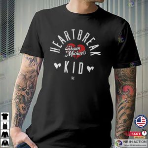 Shawn Michaels Heartbreak Kid legends wwe T shirt 2 Ink In Action