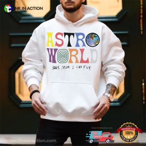Travis Scott Tour Astroworld Colourful Hip Hop Shirt