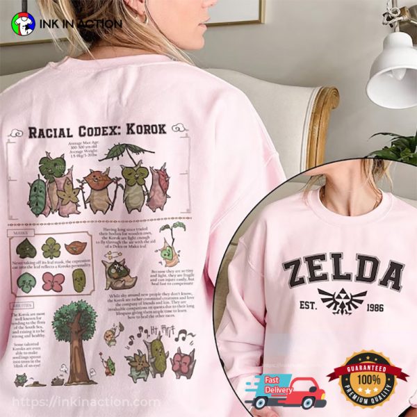 The Legend Of Zelda Botw Korok Comfort Colors Shirt