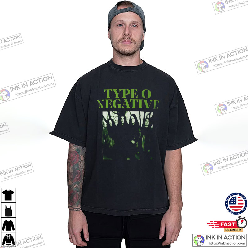Type O Negative Merch, Type O Negative Band T-shirt - Print your thoughts.  Tell your stories.