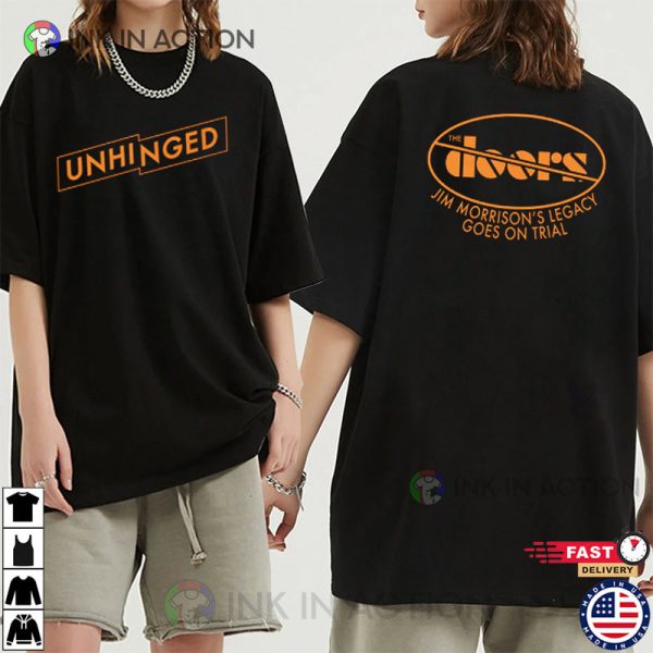 THE DOORS UNHINGED AUTOGRAPHED T-SHIRT