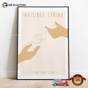 The Invisible String Taylor Room Decor Poster, Swiftie Gift