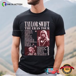 Taylor Swift Eras Shirt, The Eras Tour Red Taylor’s Version Album T-shirt