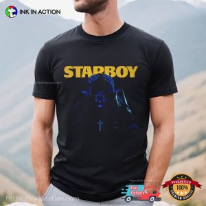 The weeknd starboy Album Tour Shirt Fan Gift 1 Ink In Action