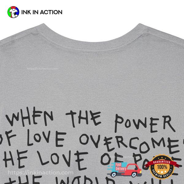 Travis Scott Cactus Jack Power Of Love 2 Side Shirt