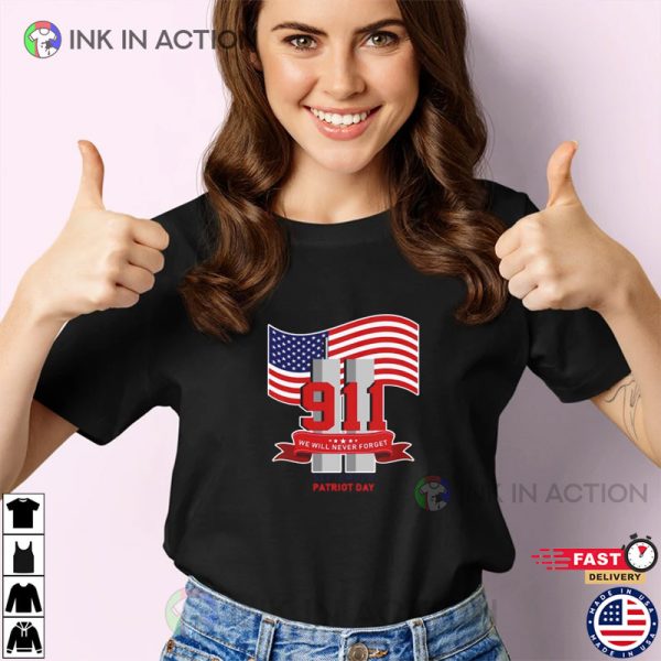 Twin Towers New York 911 Patriotic T-shirts