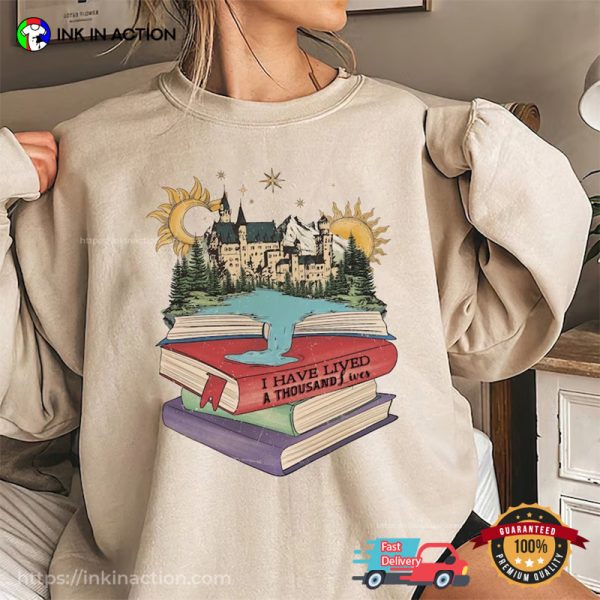 Vintage I’ve Live A Thousand Lives Shirt, Book Reader Gifts