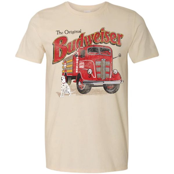 Vintage The Original Budweiser Fire Truck Shirt