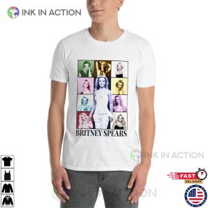 Vintage Memorial Britney Spears Pics Eras Style Shirt