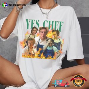 Vintage Yes Chef Jeremy Allen White Shirt, The Bear 2023 T-shirt
