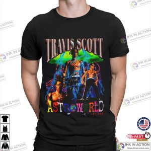 Vintage Travis Scott Astroworld Album Tour 90s Shirt