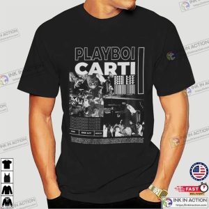 Vintage Playboi Carti Concert Die Lit Graphic T-shirt