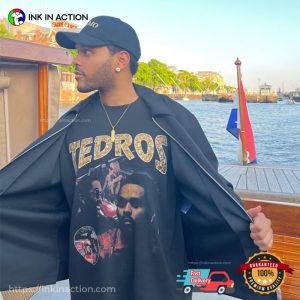 Vinatge Tedros the weekend singer Shirt Ink In Action