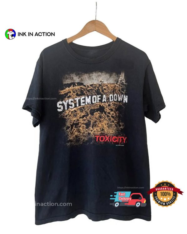 Vintage System Of A Down Shirt Toxicity Album