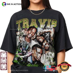 Vintage Travis Scott 90s Shirt, Travis Scott Tour Shirt