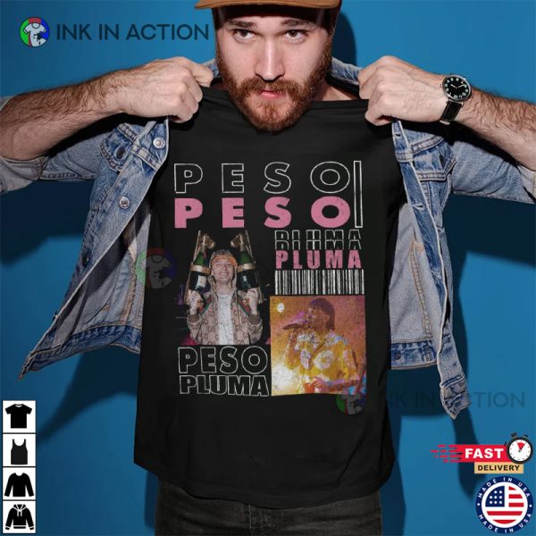 Vintage Peso Pluma Tour 2023 Music Shirt