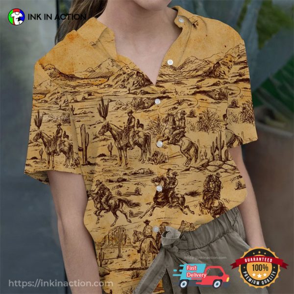 Wild West Cowboy Hawaiian Shirt