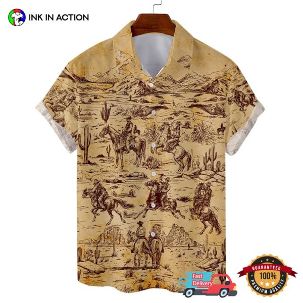 Wild West Cowboy Hawaiian Shirt