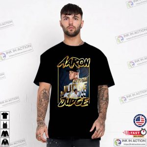 aaron judge mlb All Rise T Shirt 2 Ink In Action