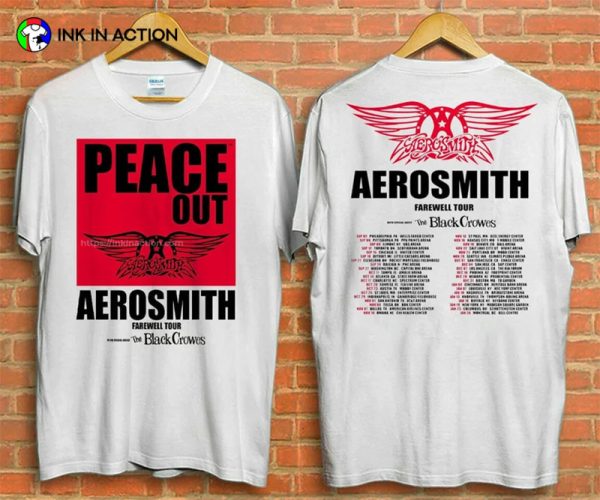 Aerosmith Tour 2023, The Black Crowes T-Shirt