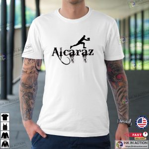 alcaraz tennis player T shirt 2 Ink In Action