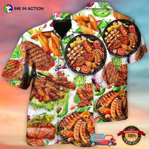 BBQ Sausage Hawaiian Shirt
