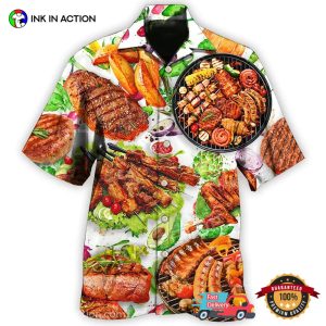 BBQ Sausage Hawaiian Shirt