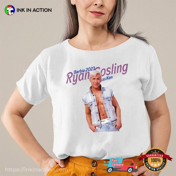 Barbie Ryan Gosling As Ken Movie Unisex Shirt